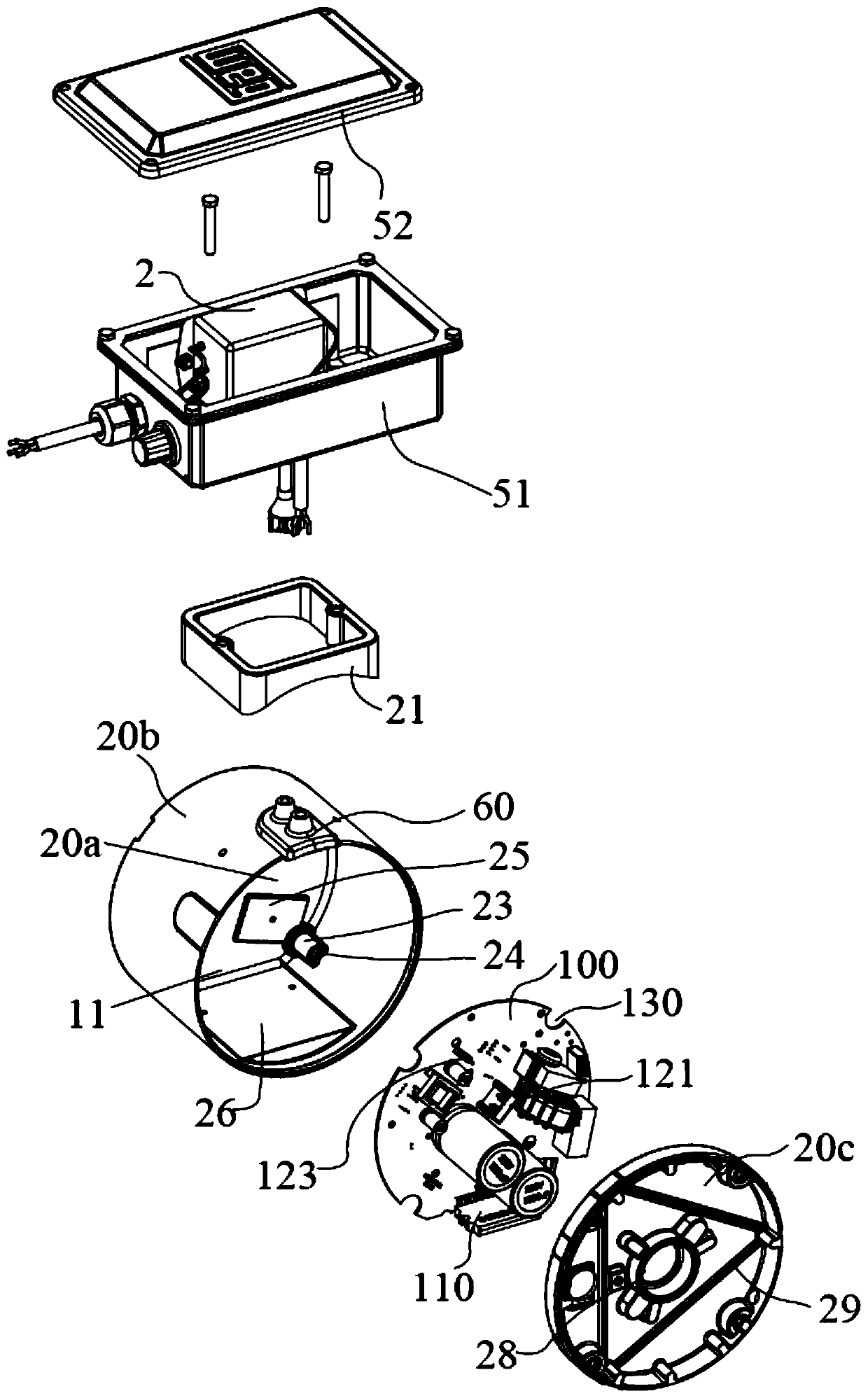 Protection control method of fan controller