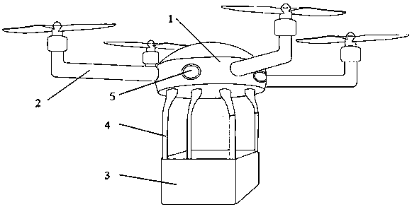 Unmanned aerial vehicle for cradle