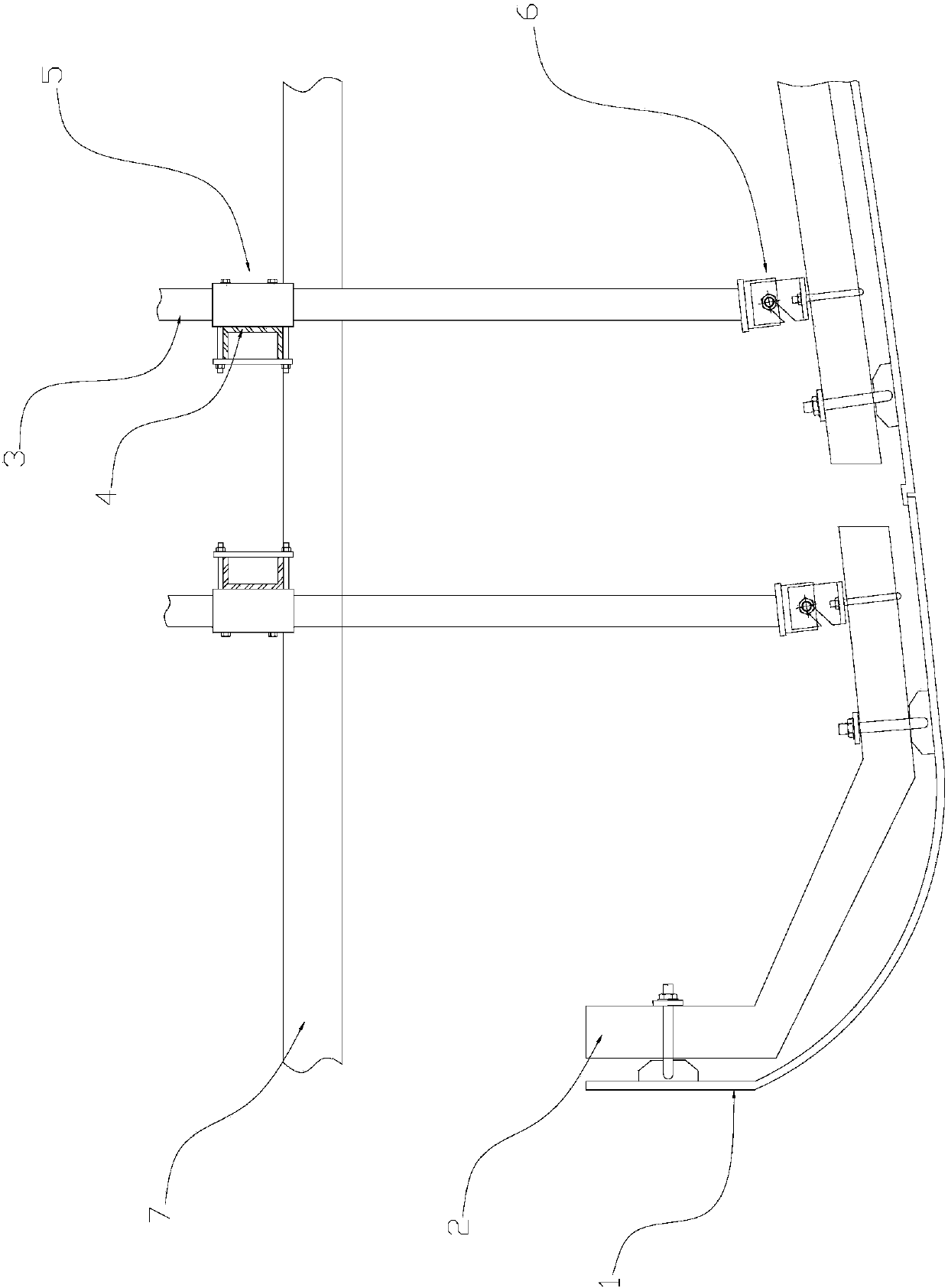 Special-shaped GRG decorative sheet mounting and structuring system and decorative sheet structuring and mounting method