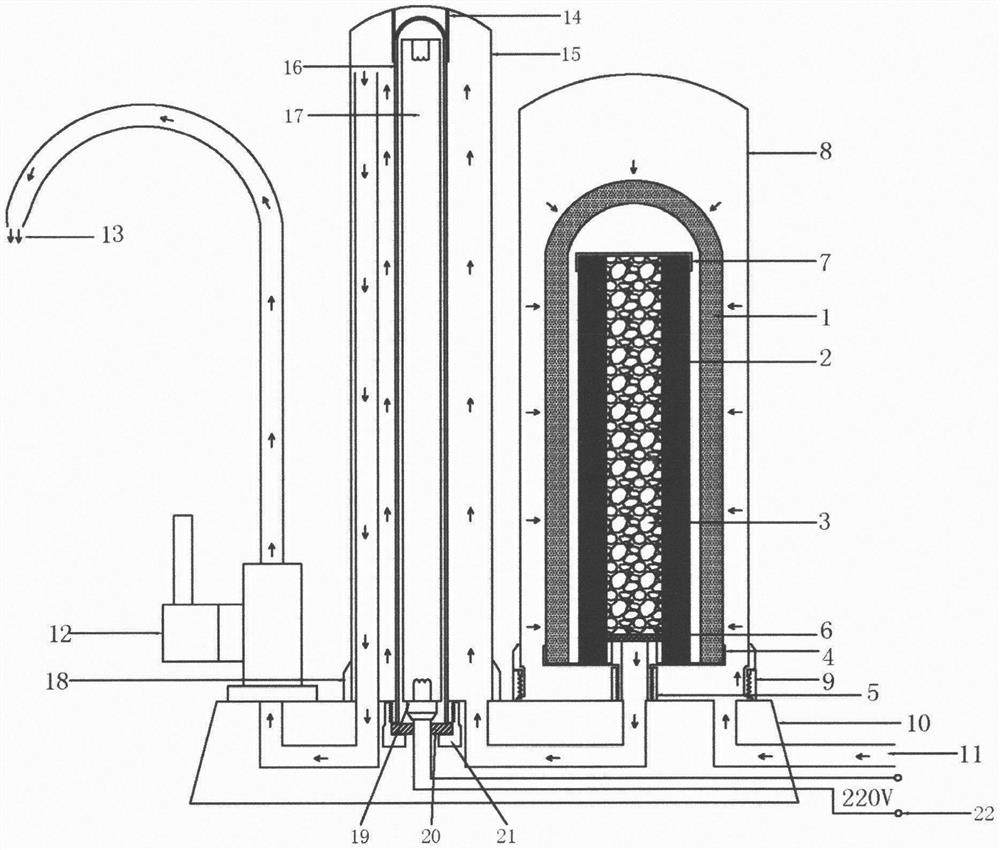 Muyu stone mineral purification and ultraviolet sterilization water fountain