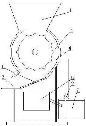 Walnut peeler with water washing device