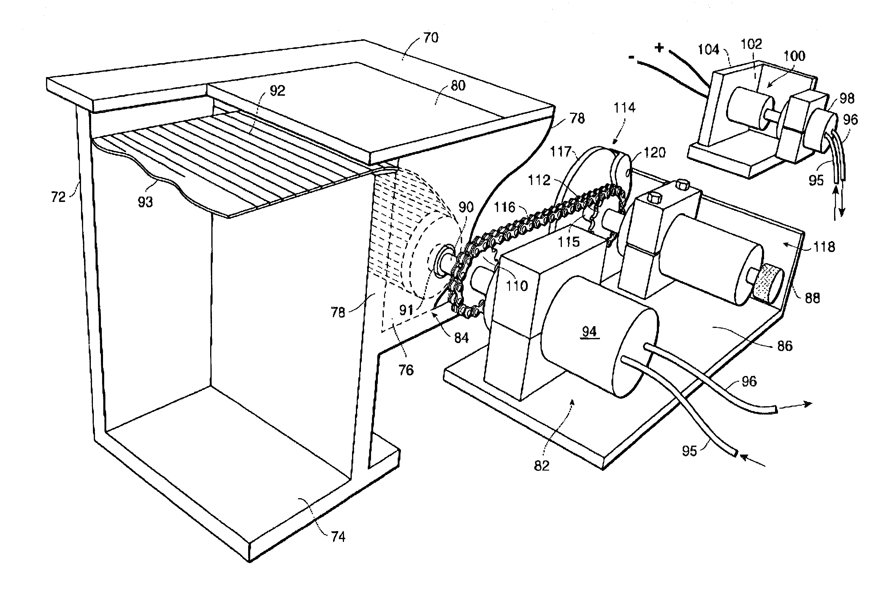 Automatic pool cover system using buoyant-slat pool covers