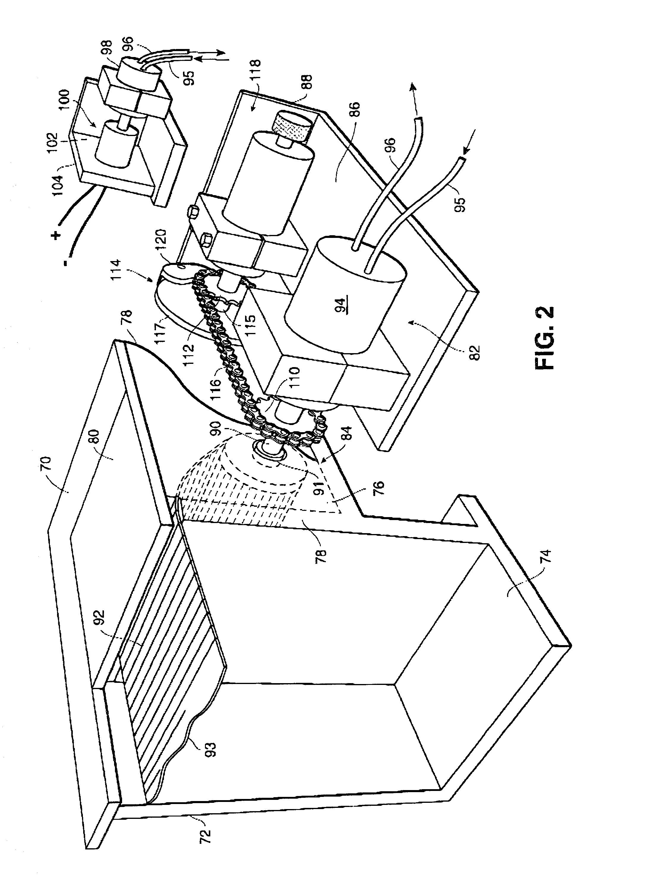 Automatic pool cover system using buoyant-slat pool covers