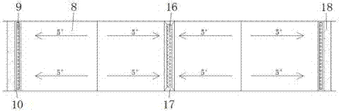 Concentrated rainwater drainage structure for bridge pier type road construction