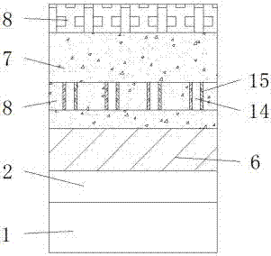 Concentrated rainwater drainage structure for bridge pier type road construction