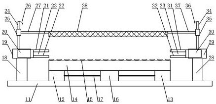 A glue anti-glare treatment device for LED light source