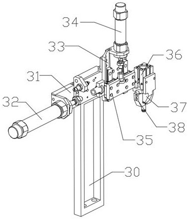 A frame-type electromagnet automatic assembly equipment for automatic vending machines