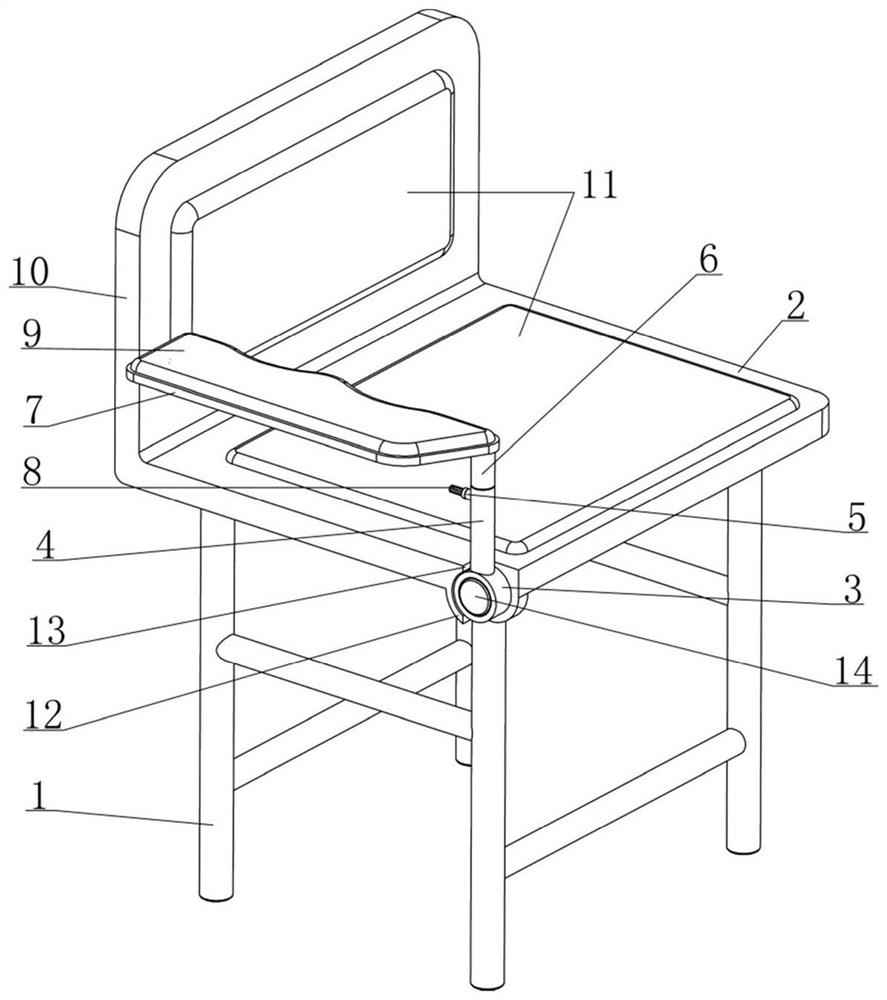 Pediatric special chair convenient for seeing doctor