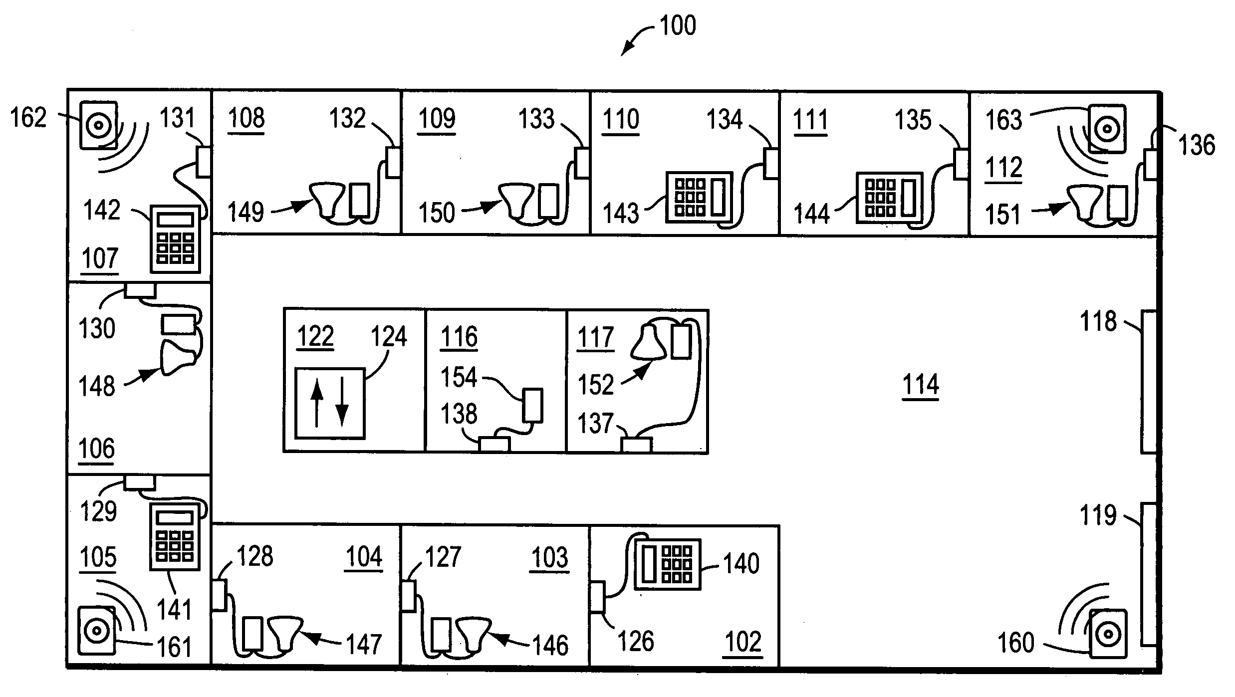 System for dynamically tracking the location of network devices to enable emergency services