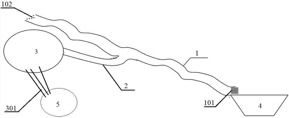 Water vapor long-distance delivering and supplying system