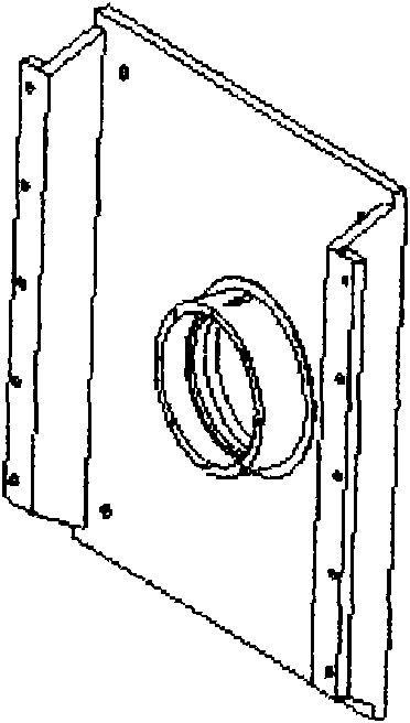 Inner-ring upright four-axis stable platform