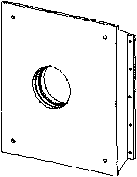 Inner-ring upright four-axis stable platform