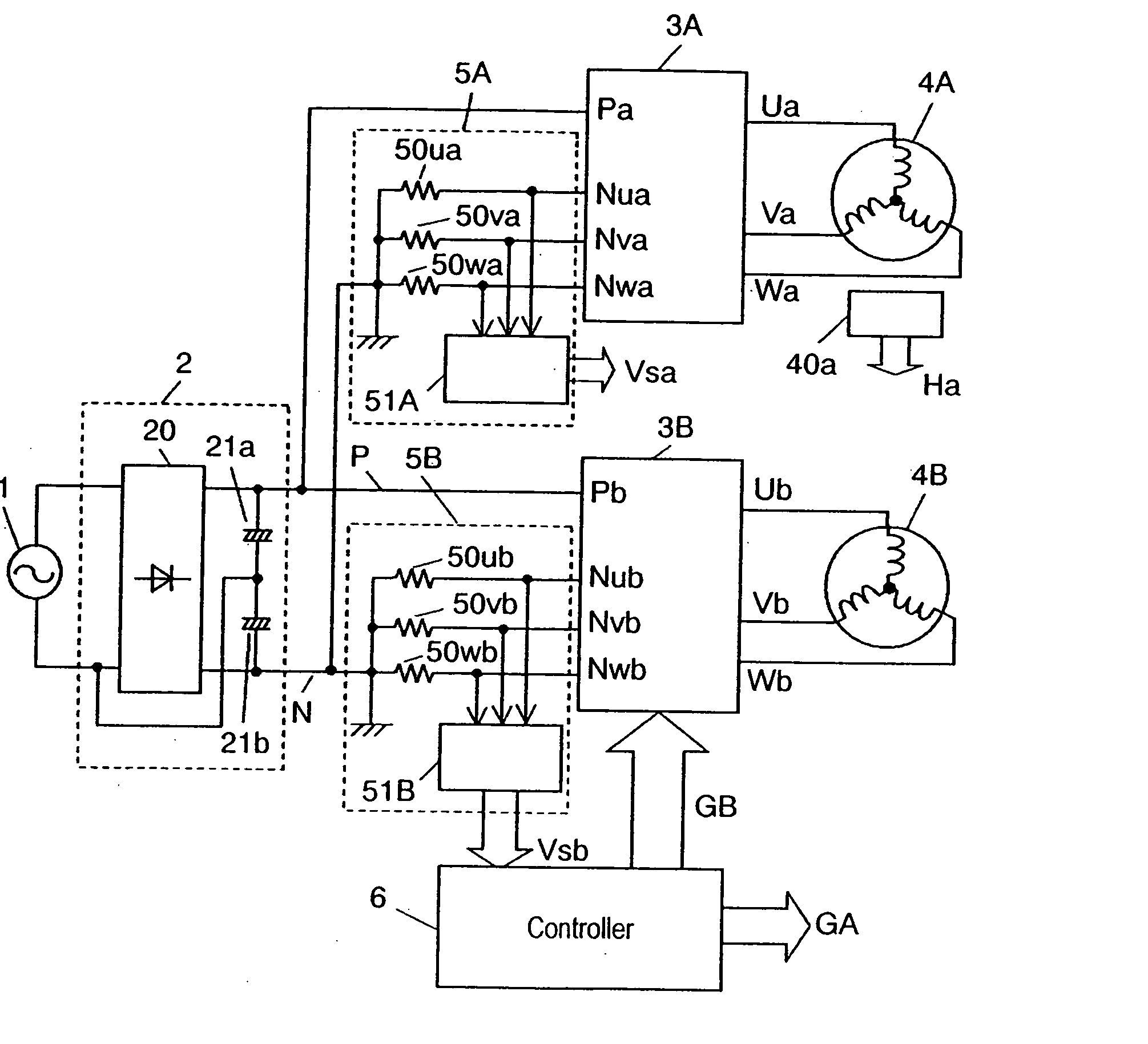 Motor drive unit