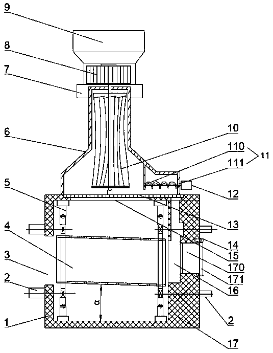 Through-type efficient dryer