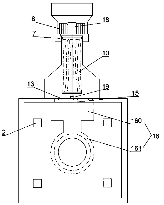 Through-type efficient dryer