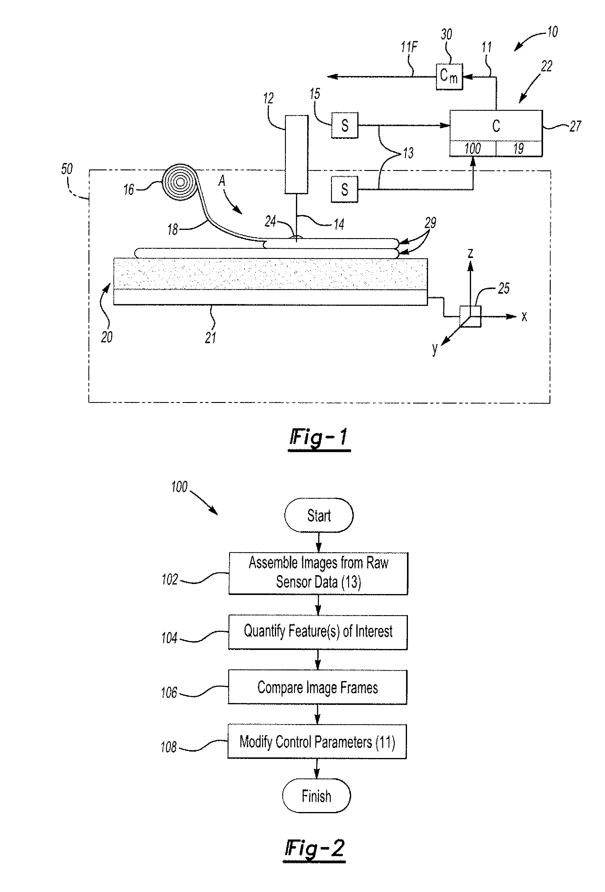 Closed-loop process control for electron beam freeform fabrication and deposition processes