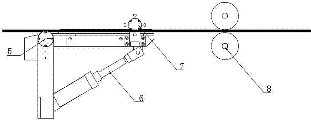 Automatic winding control system for wide lead tape production line