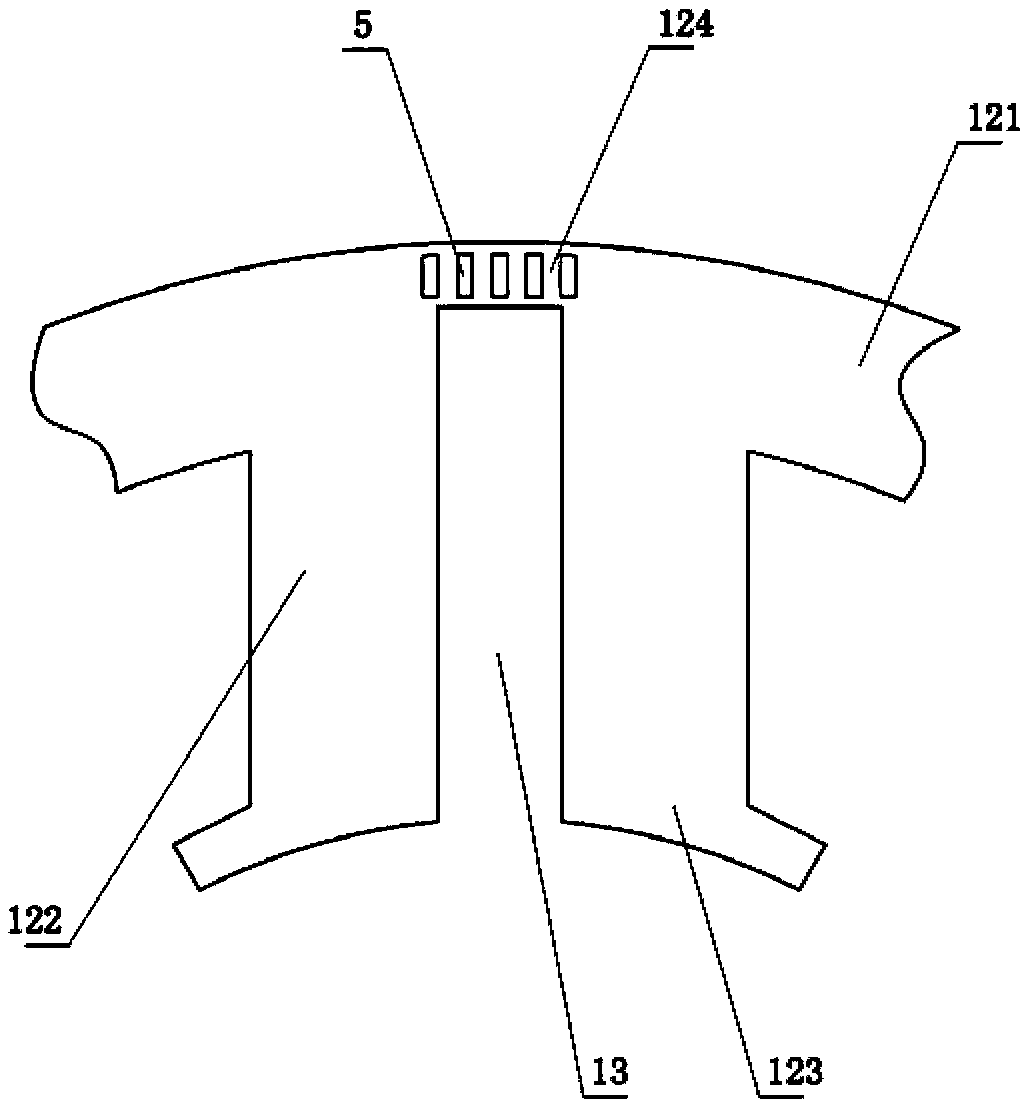 Permanent magnet switch magnetic flux linkage motor