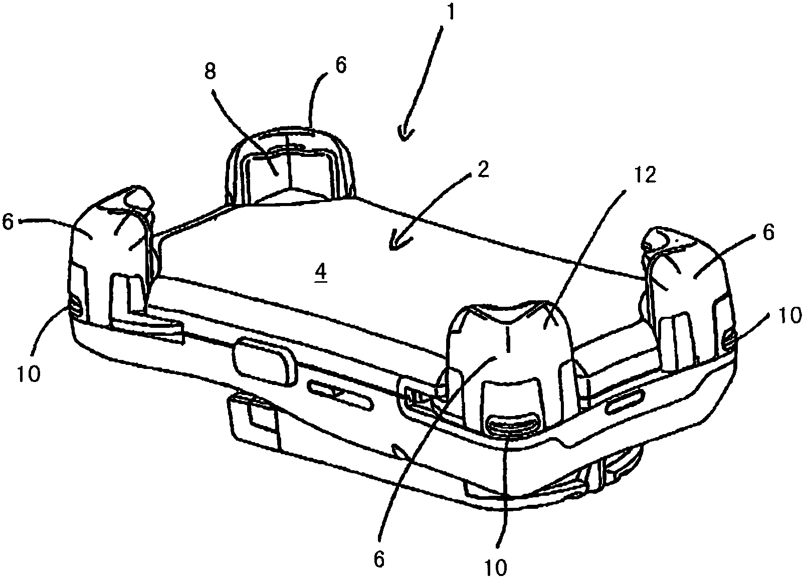 Retaining device for mobile telephone