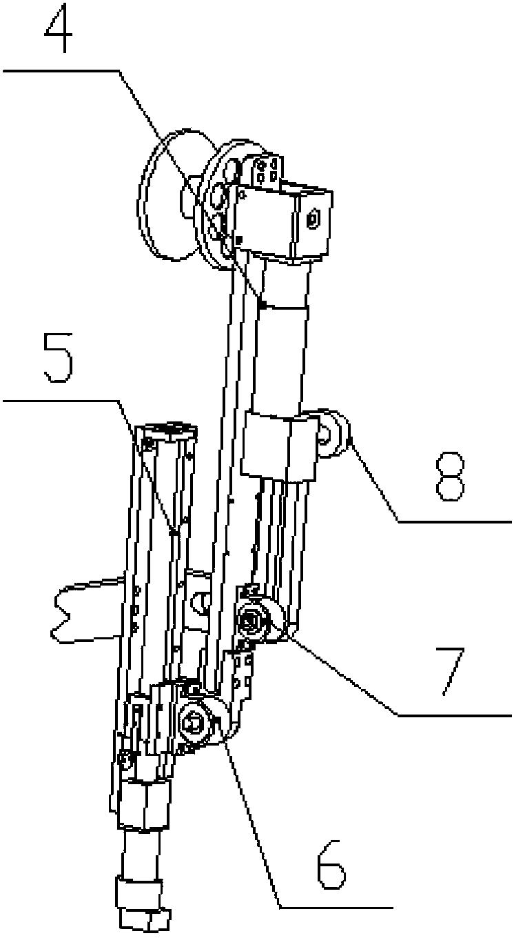 Inspection robot platform of 500kV split conductors