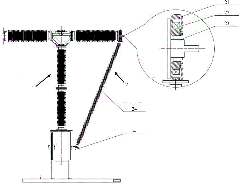 All-optical fiber current transformer integrated with isolation circuit breaker