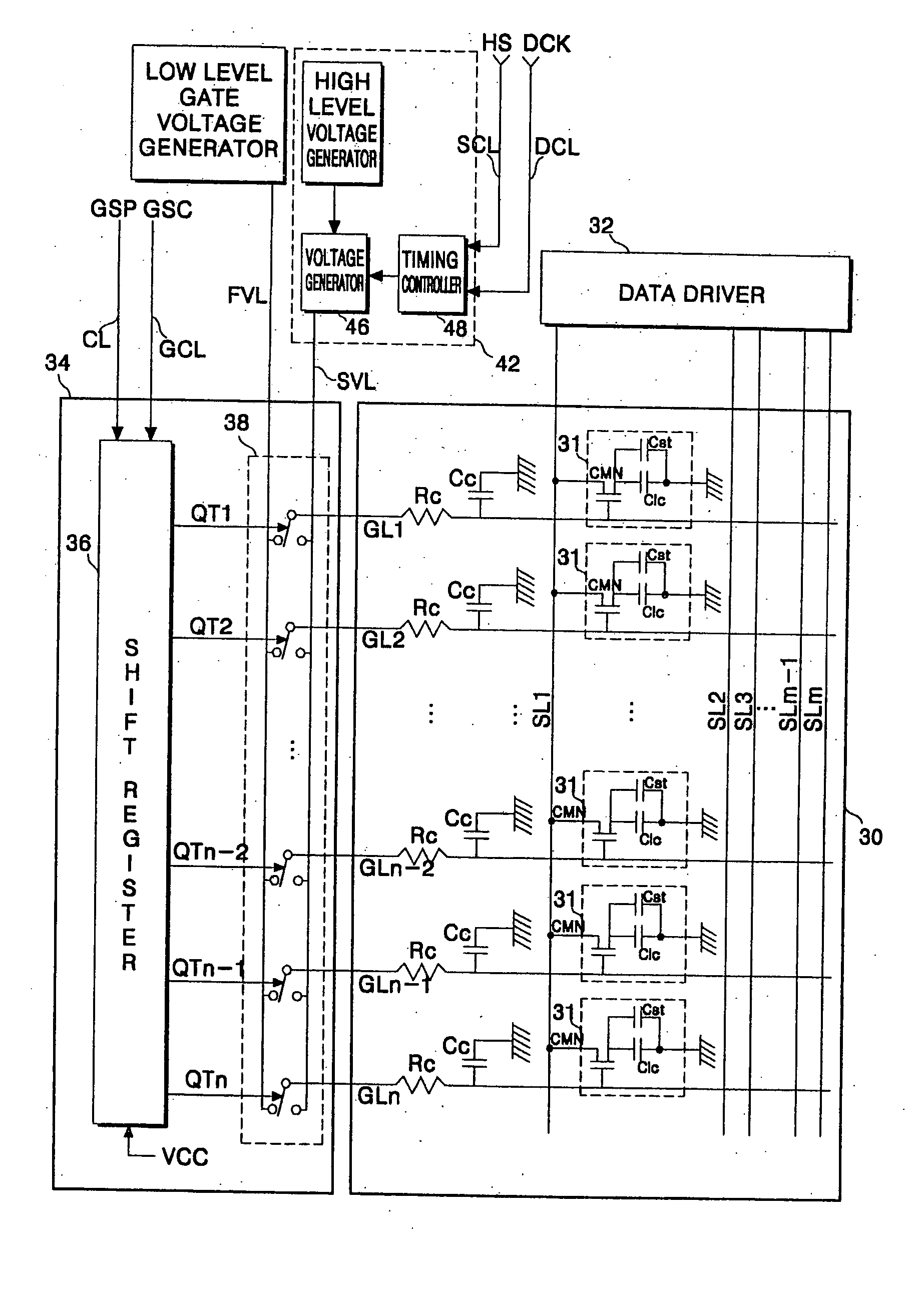 Active matrix liquid crystal display