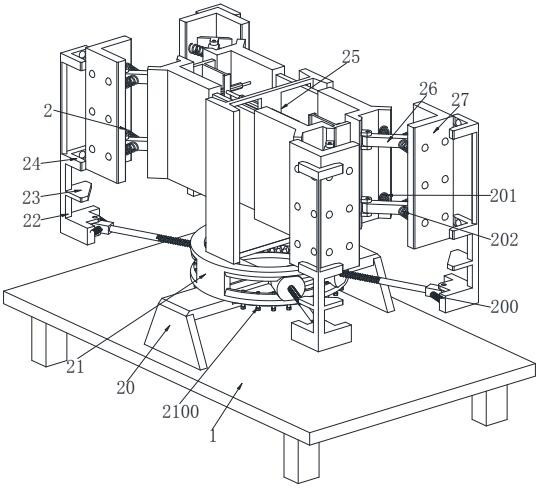 A high and low voltage power distribution cabinet assembly equipment and assembly method