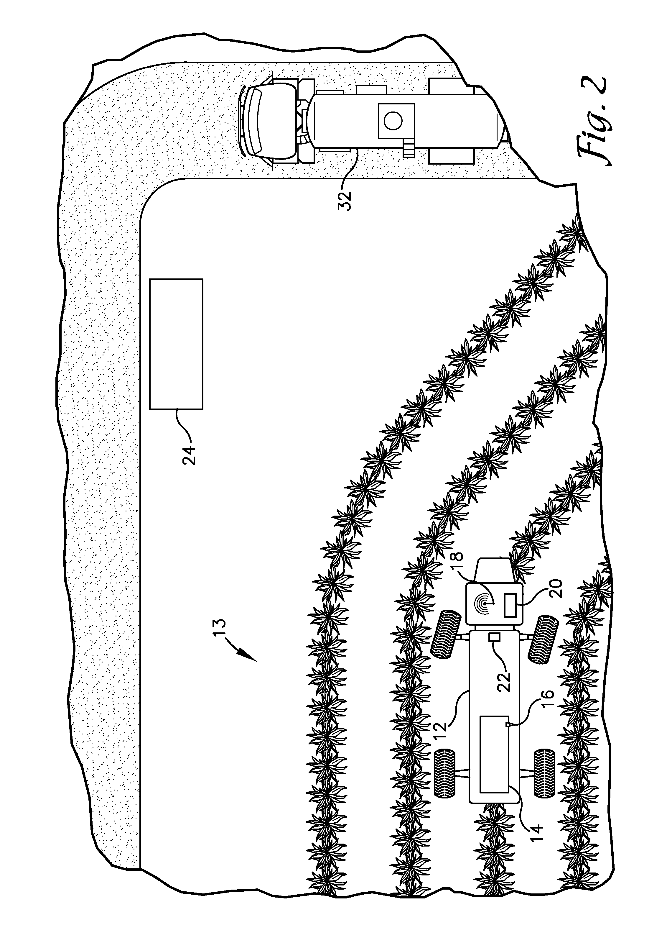 System and method for assisting in the refilling of agricultural vehicles