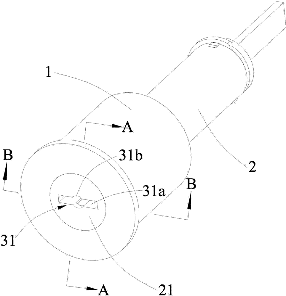 Anti-theft spring lock and key thereof