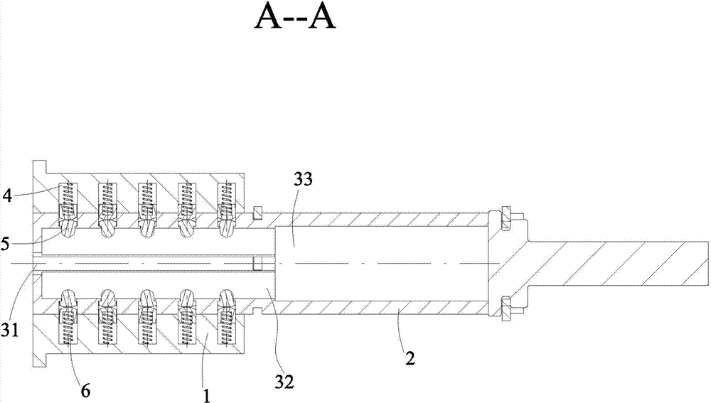 Anti-theft spring lock and key thereof