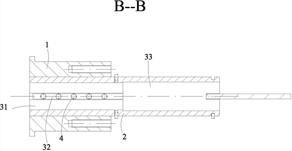 Anti-theft spring lock and key thereof