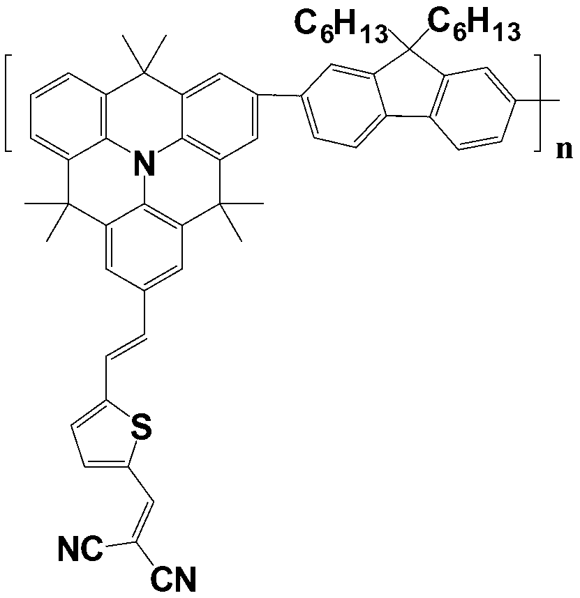 Bridged triphenylamine-based polymer solar battery