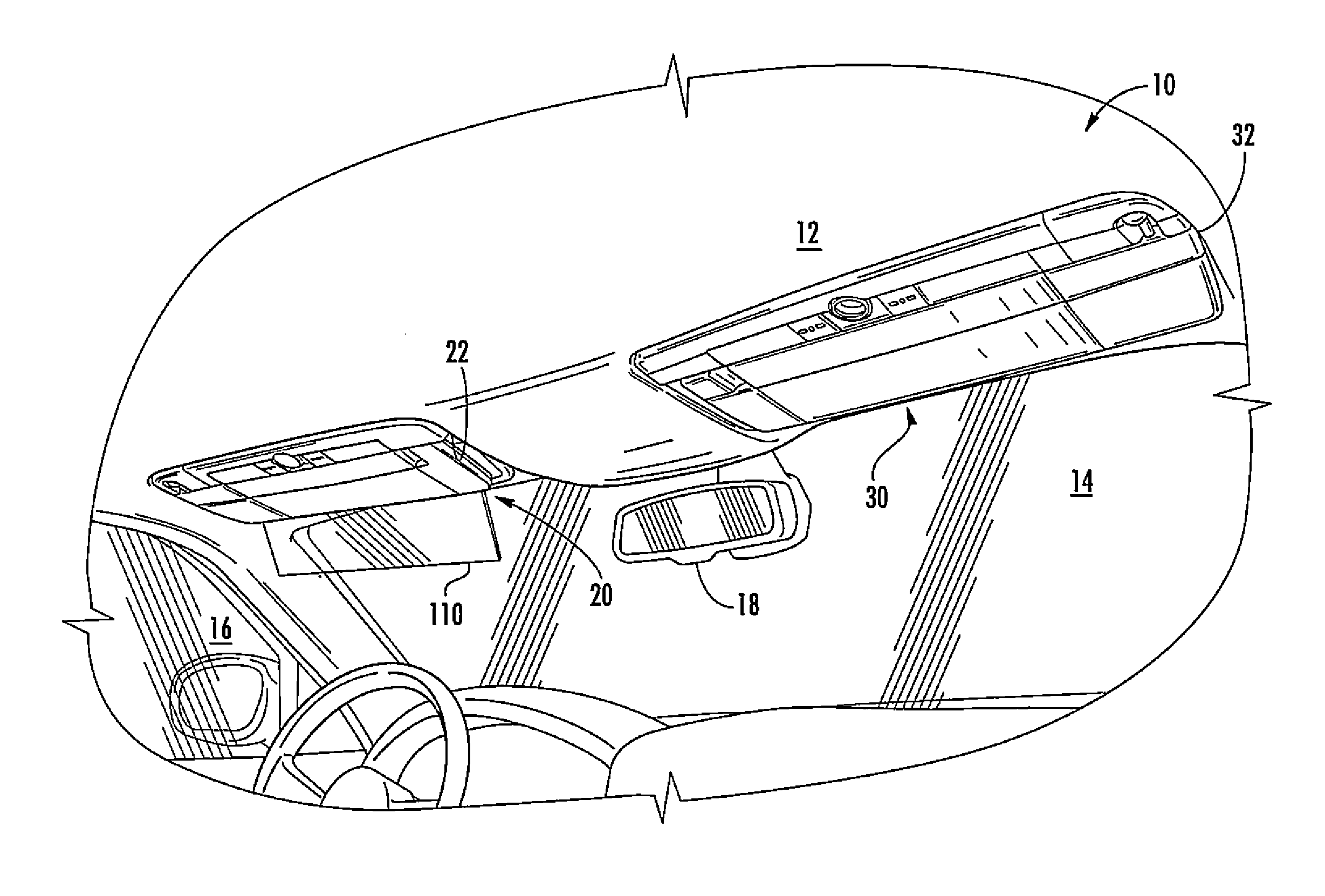 Visor with movable pivot