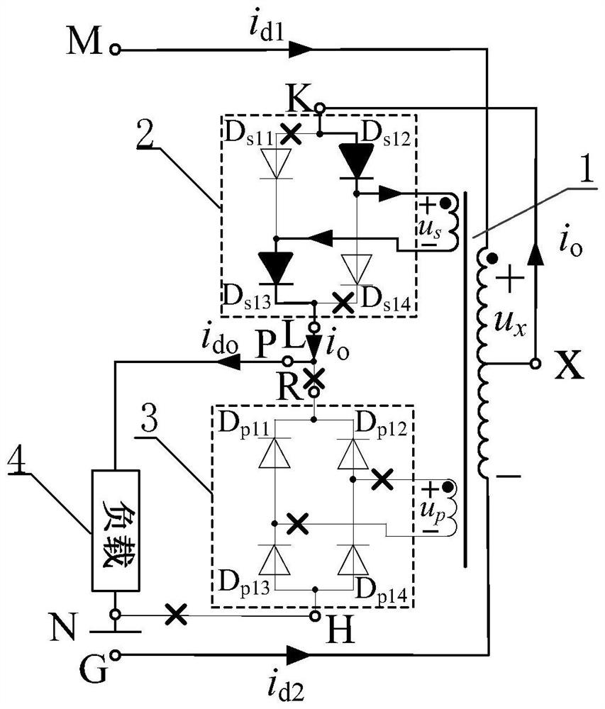 A Series-Parallel Composite Pulse Multiplication Circuit Applied to the DC Side of the Rectifier