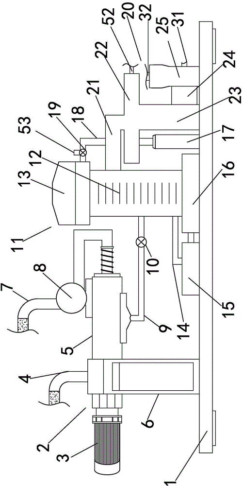 Oil field sewage treatment device