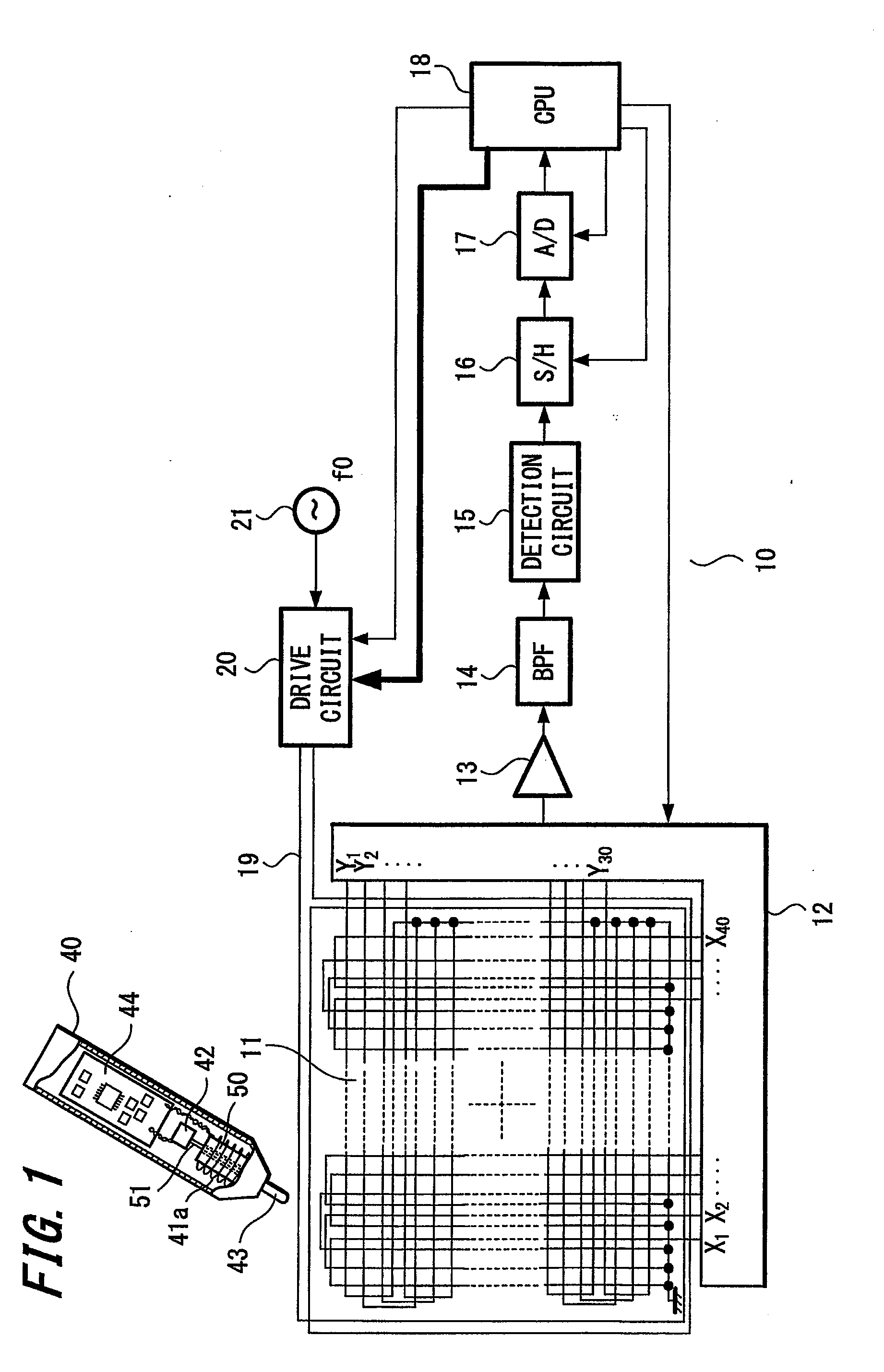 Position detecting device and position detecting method