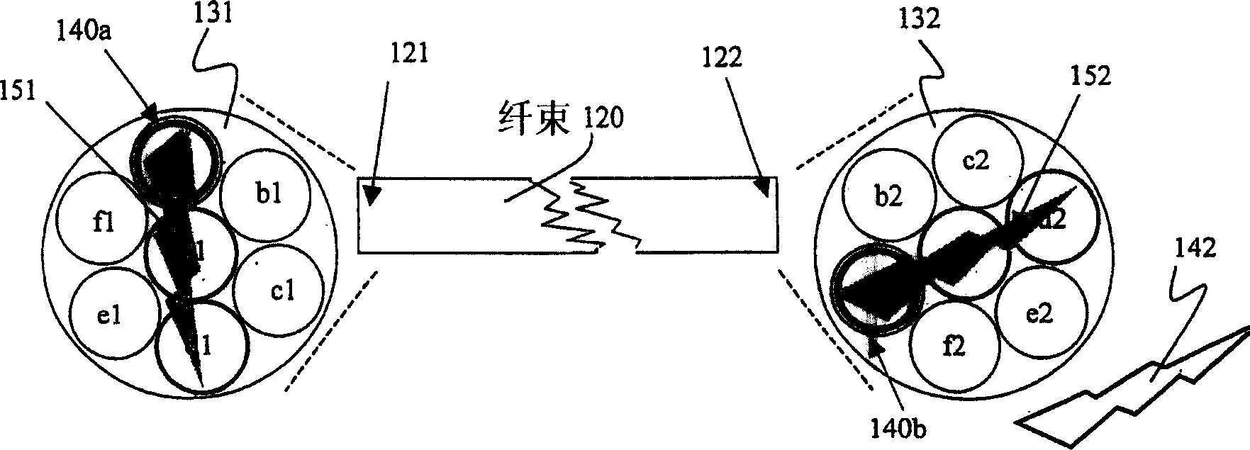 Non-coherent fiber optic apparatus and imaging method