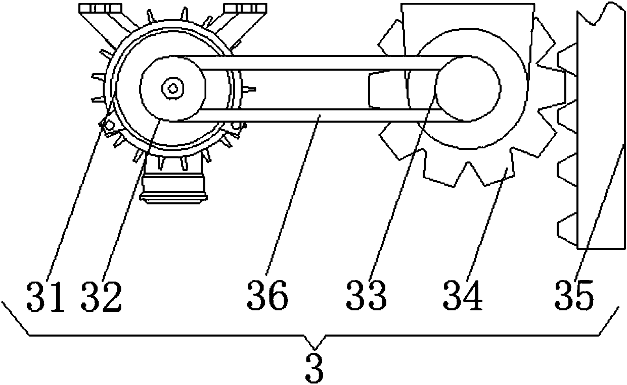 Building piling machine with damping function