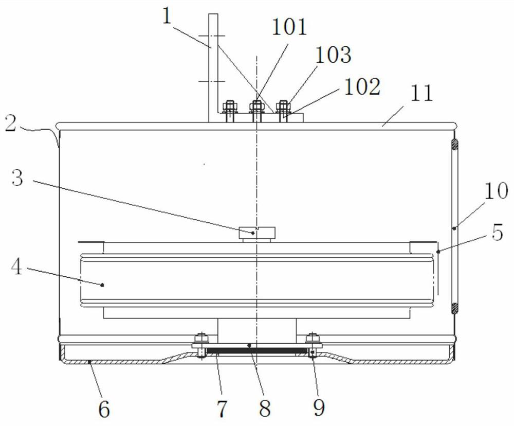 Voltage transformer expander with top wiring