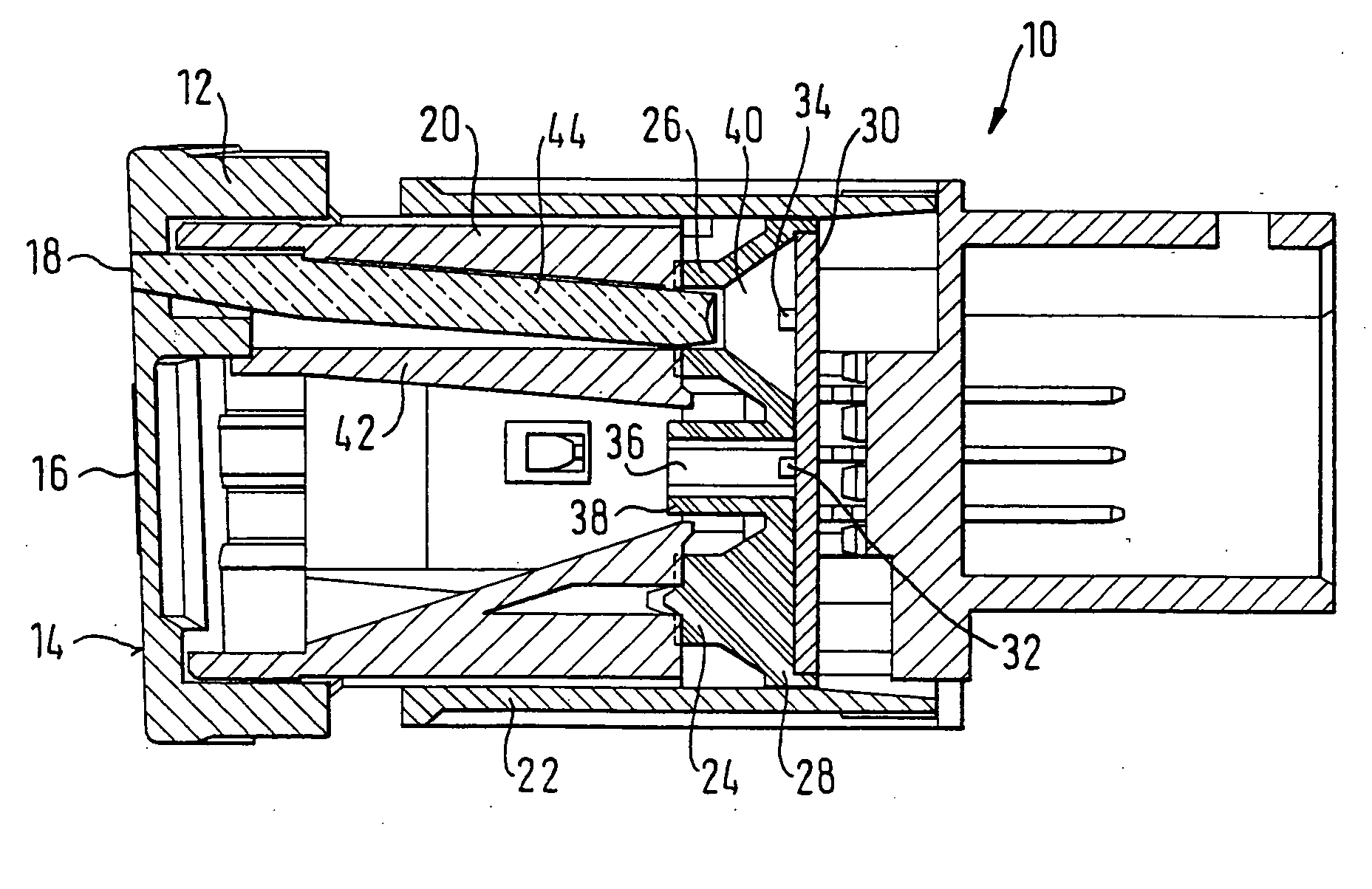 Electric push-button switch