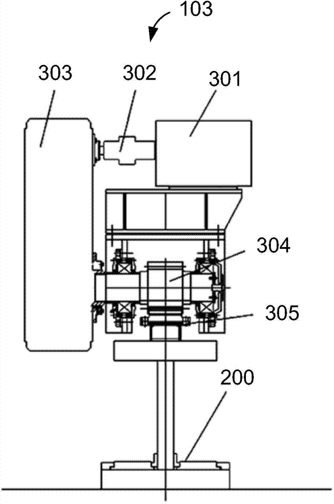 Deck traveling mechanism