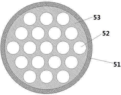 Condensable porous current stabilizer heat exchanger