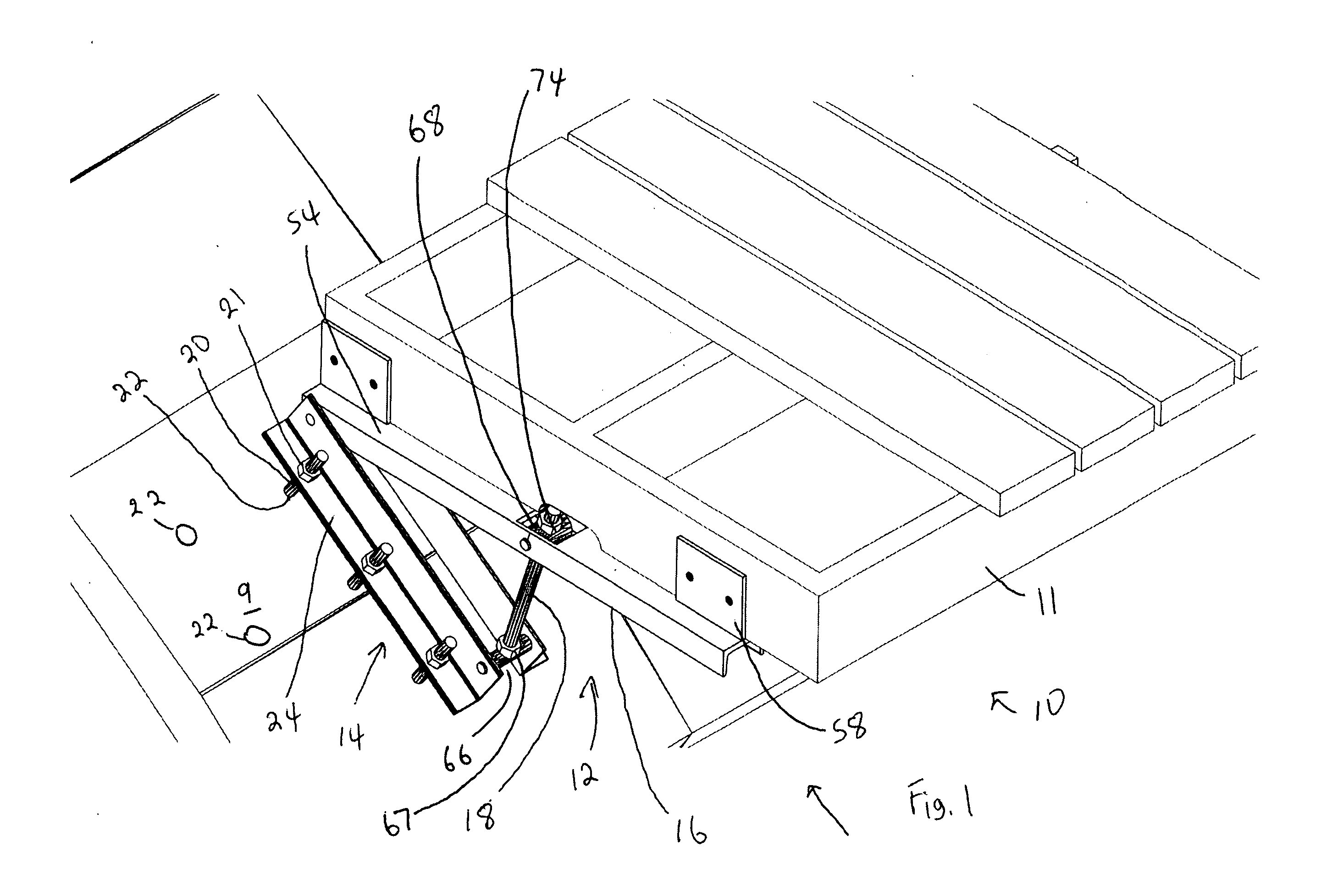 Bracket System for Building a Deck or Dock on a Rock Face