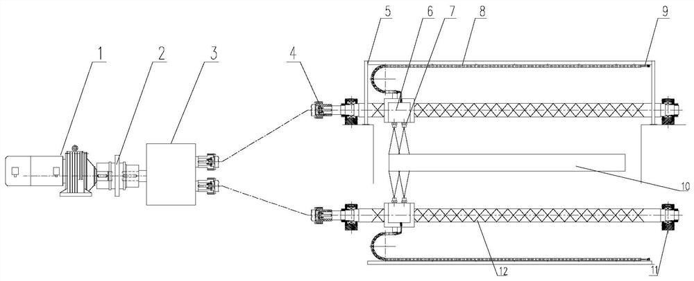 Energy-saving type hot-rolled sheet billet descaling device and method