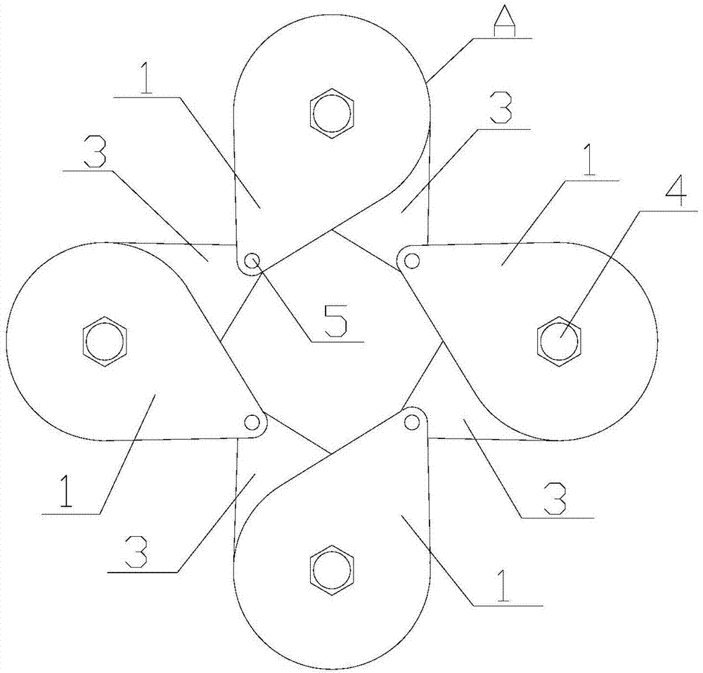 Self-returning lead extruding damper