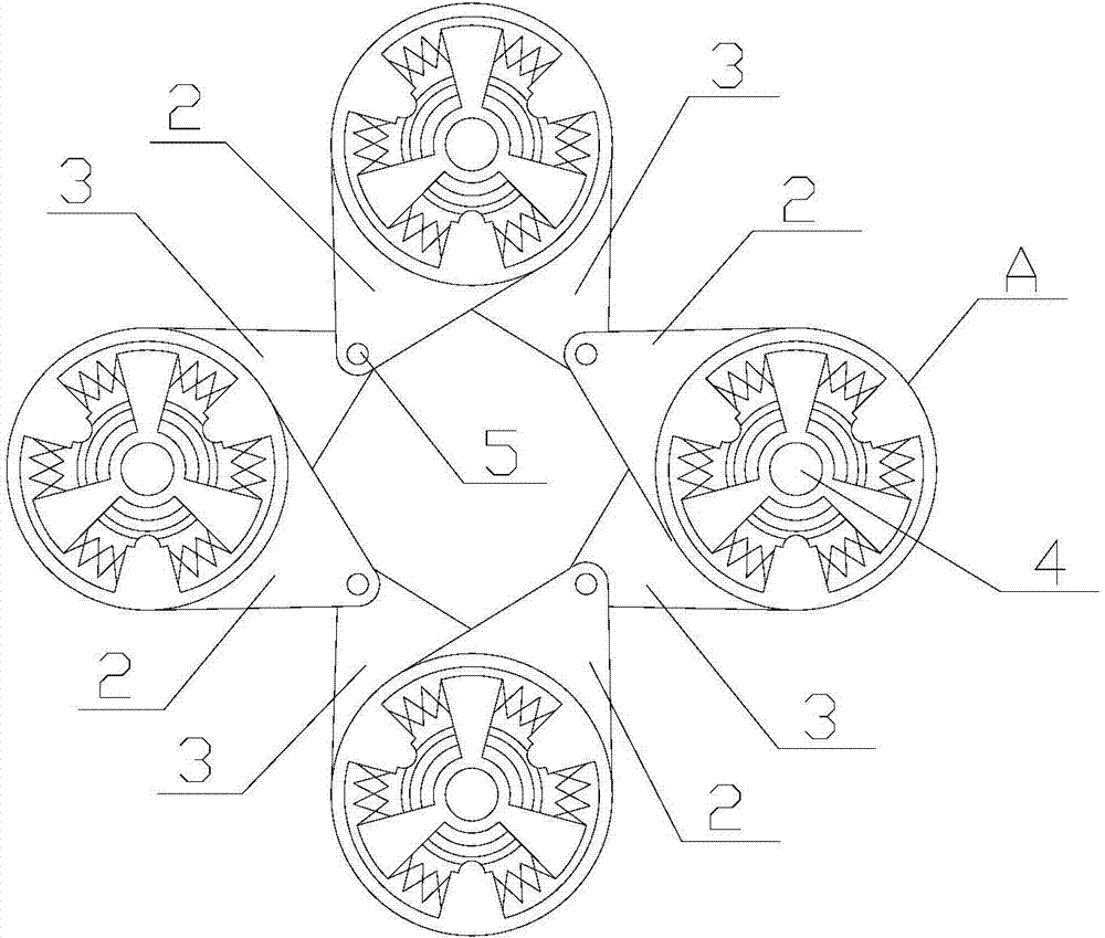 Self-returning lead extruding damper