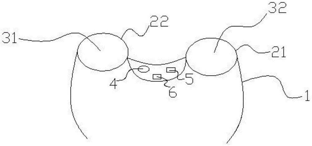 Medical intra-operative parathyroid gland identification glasses and use method thereof