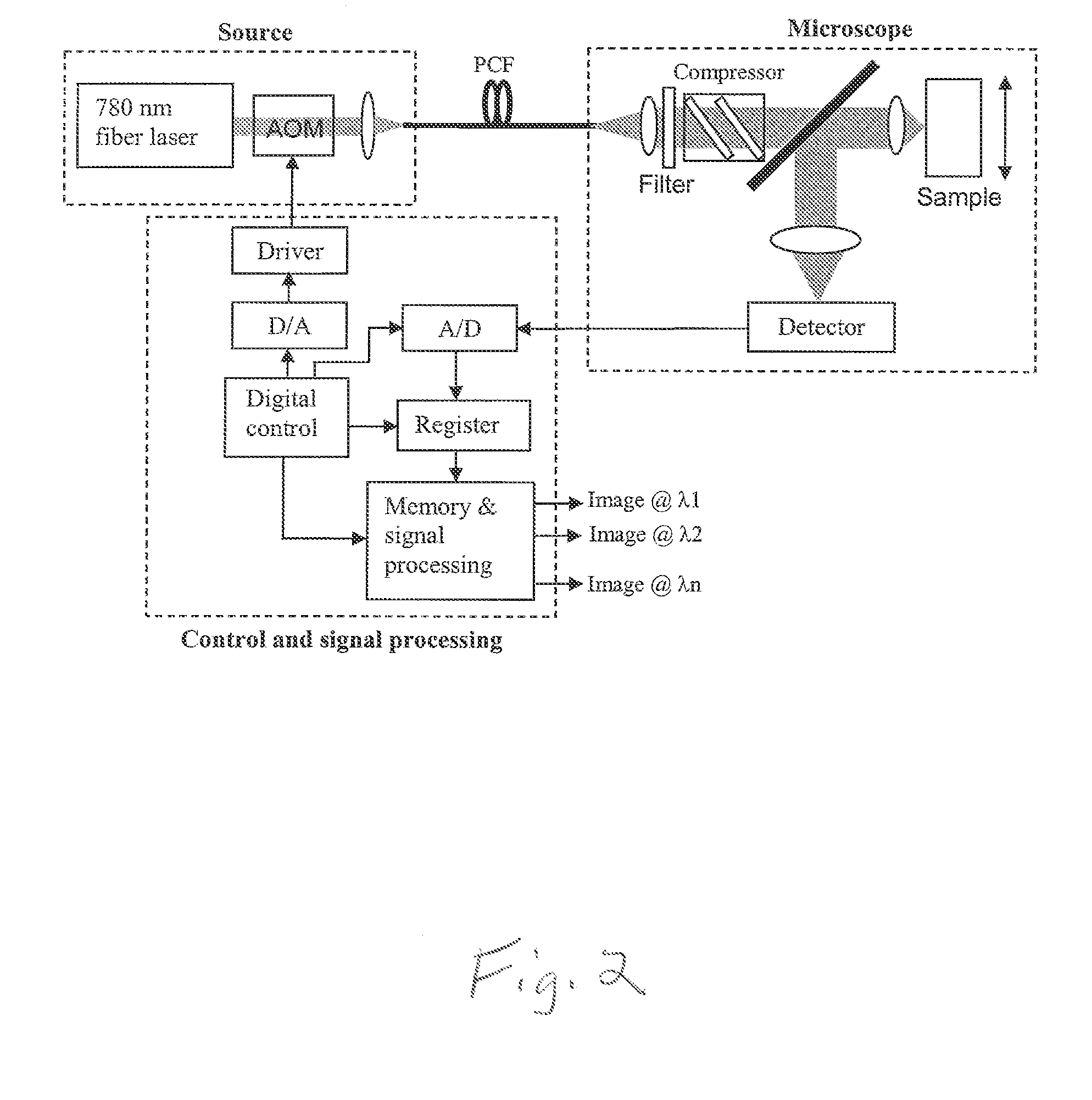 Laser system for photonic excitation investigation