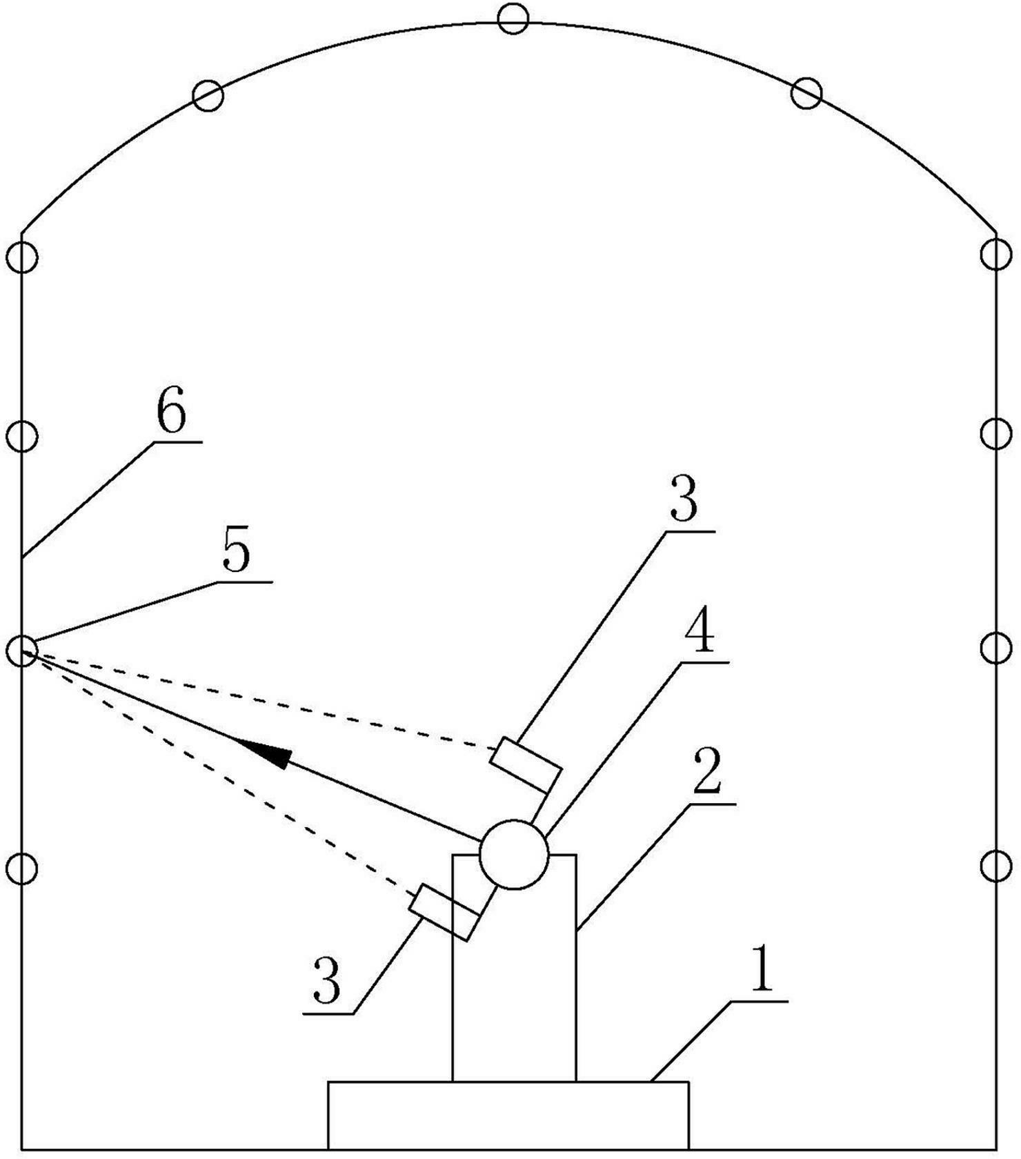 Method for measuring deformation of large-scale tunnel