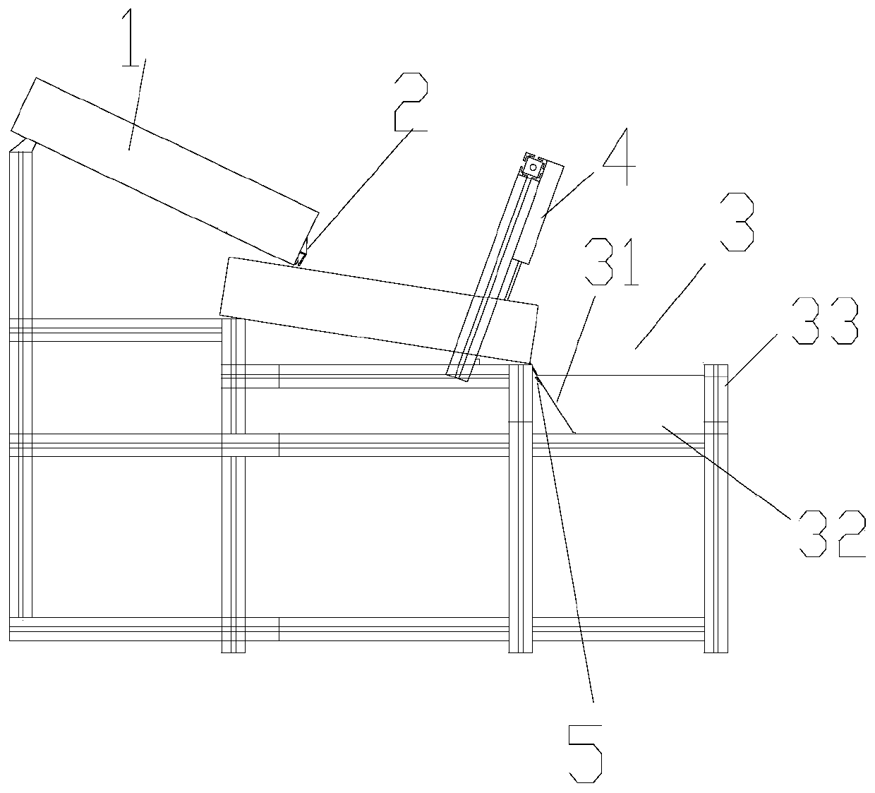 An automatic palletizing device and automatic palletizing control method for vertical parts of wall-mounted boards